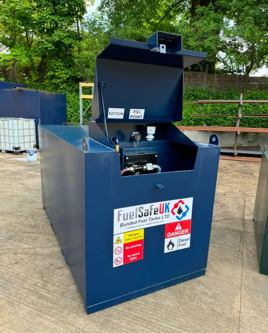 1500 Litre Bunded Fuel Tank from our Steel Bunded Fuel Tanks range by Fuel Safe UK