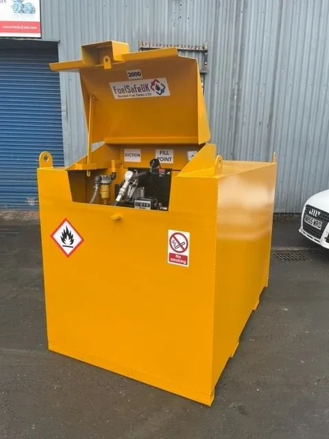 2000 Litre Bunded Fuel Tank from our Steel Bunded Fuel Tanks range by Fuel Safe UK