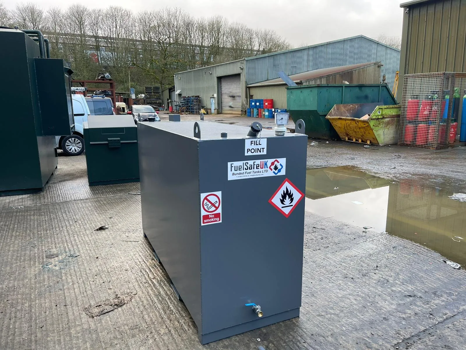 2500 Litre Generator Feed Tank by Fuel Safe UK