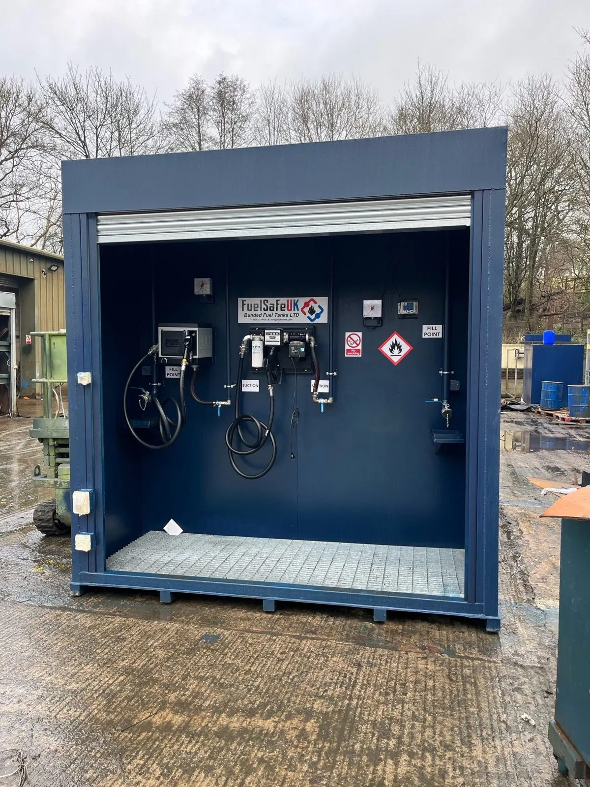 Aberclean Plant & Sweeper Hire bunded fuel tank project by Fuel Safe UK