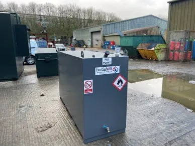 Addfield Environmental bunded fuel tank project by Fuel Safe UK