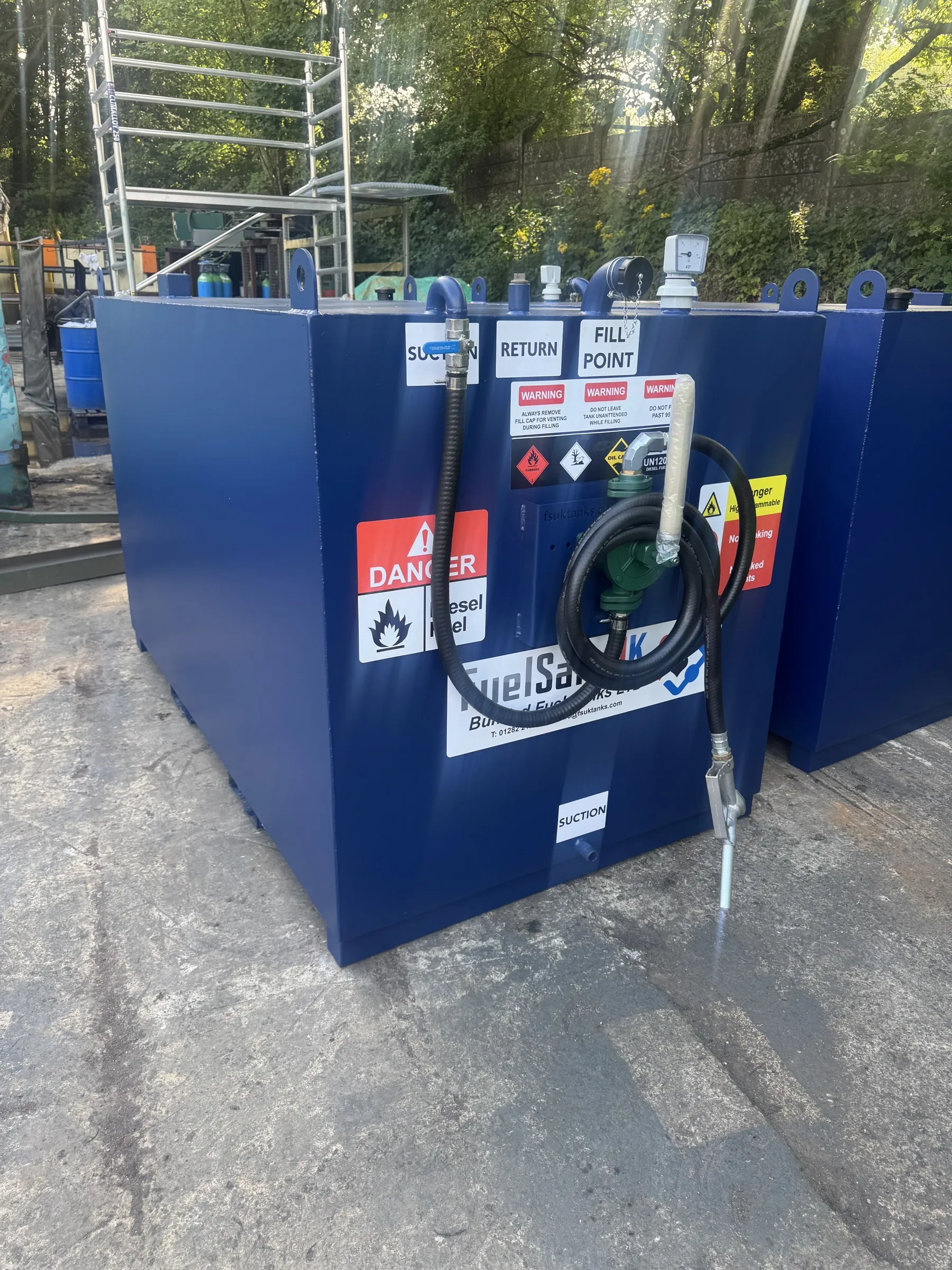 Custom fuel tanks built for Addfield Environmental