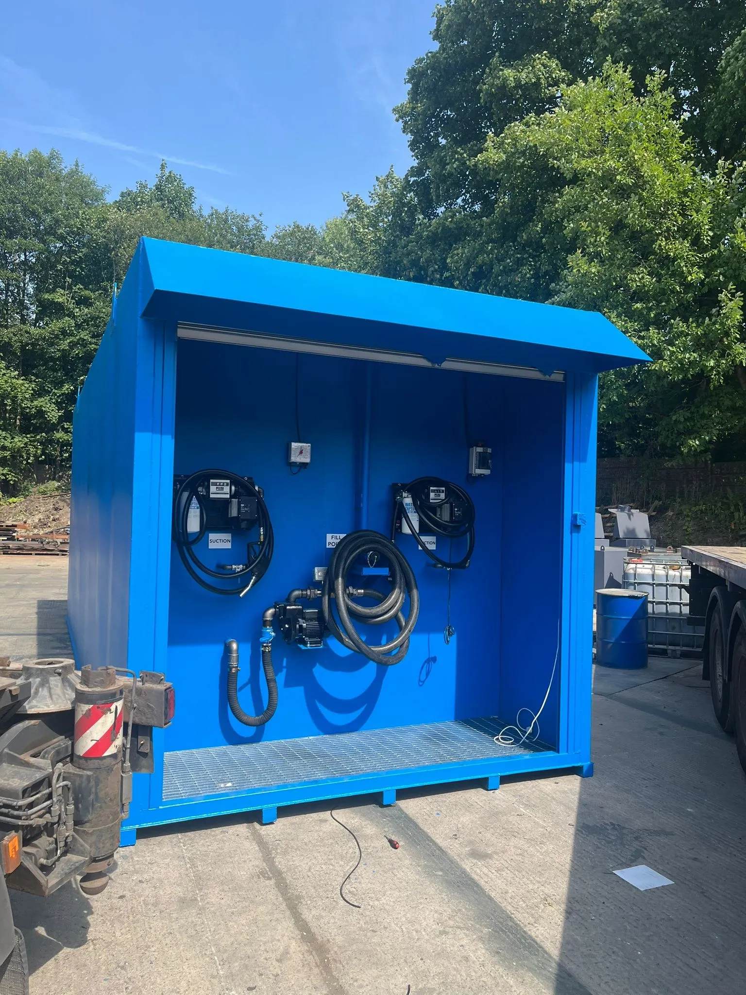 Ashcourt Developments bunded fuel tank built by Fuel Safe UK