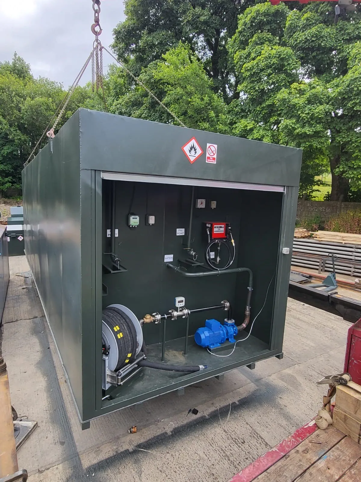 Bells Fuels 70000 litre bunded fuel tank