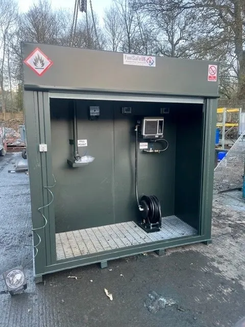 Dews Coaches bunded fuel tank project by Fuel Safe UK