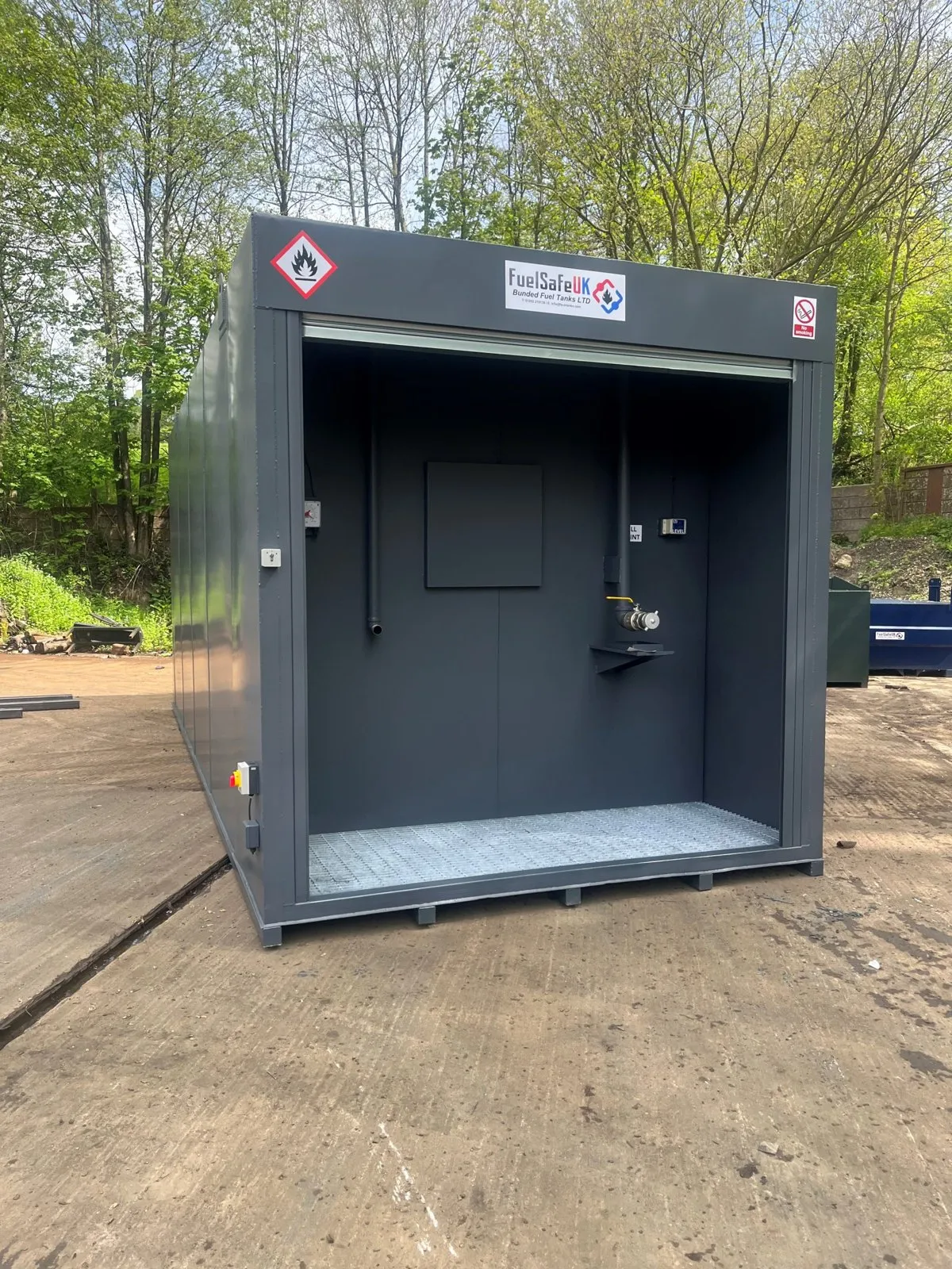DPD 50000 litre bunded fuel tanks