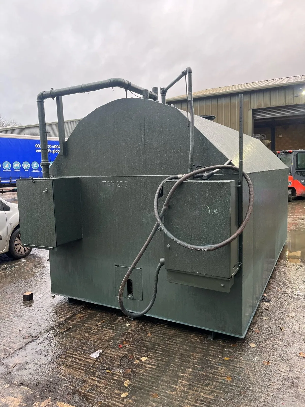 Flexipol bunded fuel tank project by Fuel Safe UK