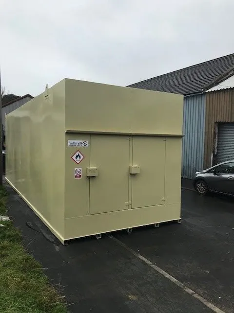 Flisher Energy bunded fuel tank project by Fuel Safe UK