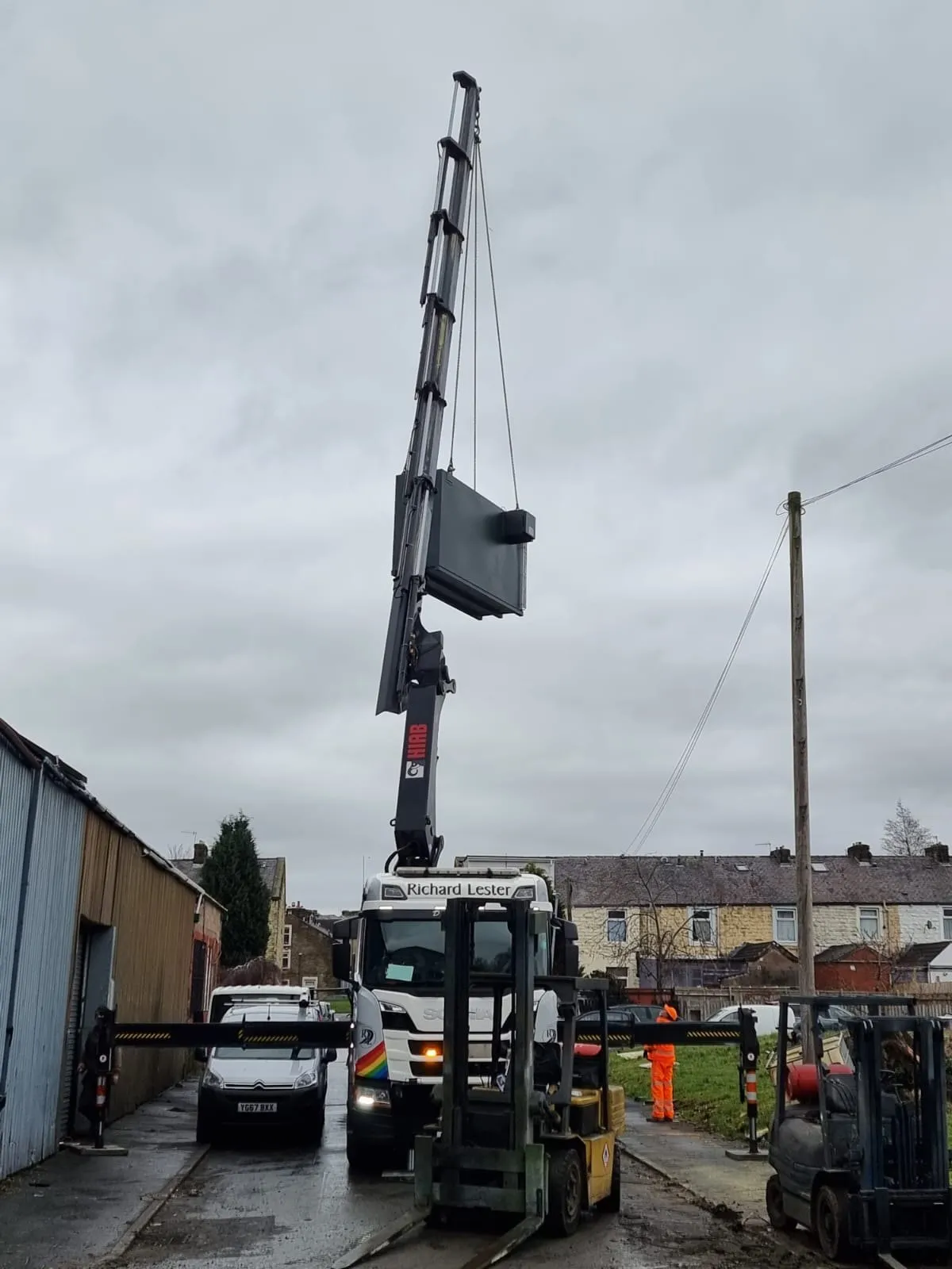 G&M Eurotex 5000 litre generator feed tank