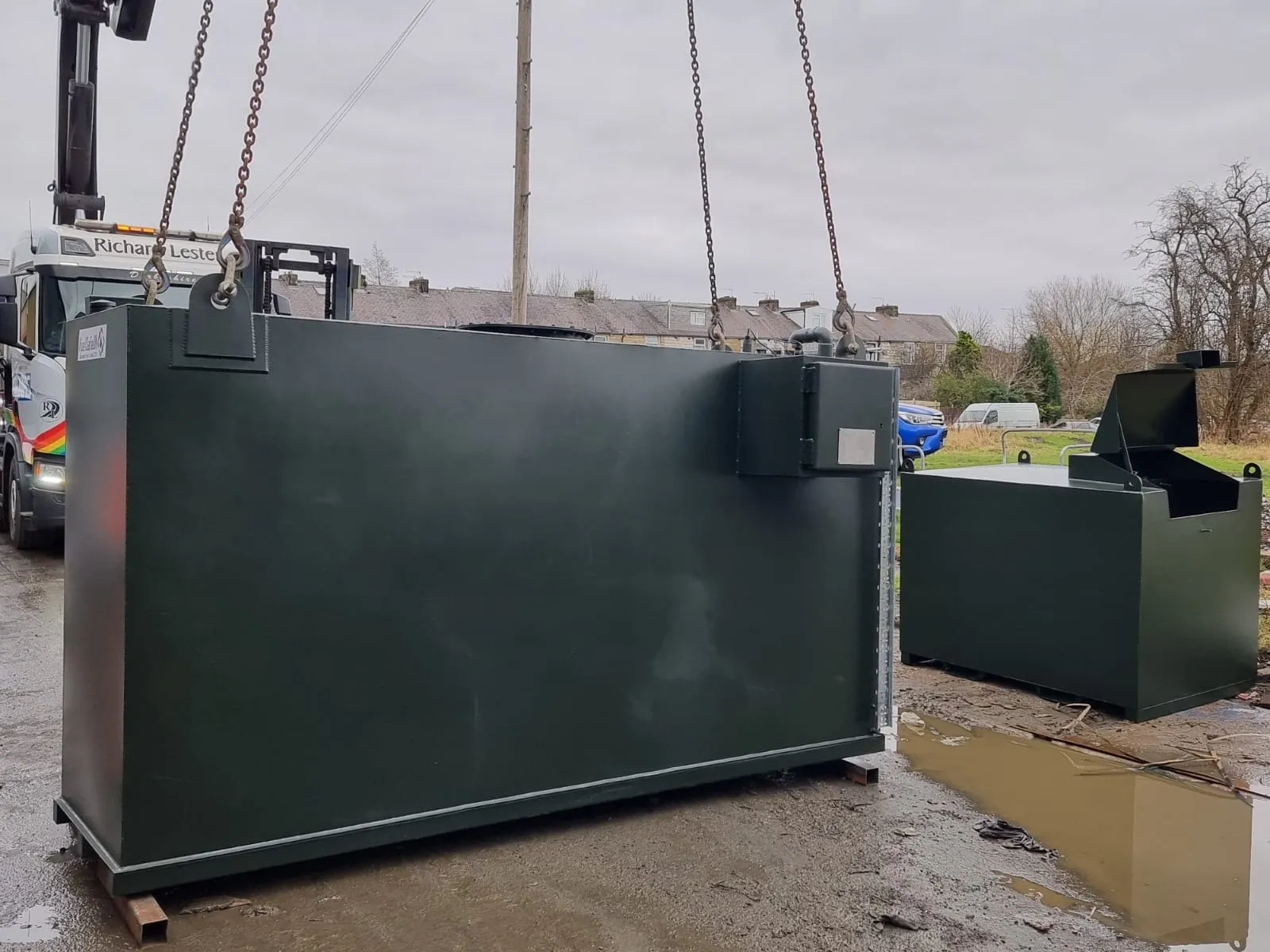 G&M Eurotex generator feed tank