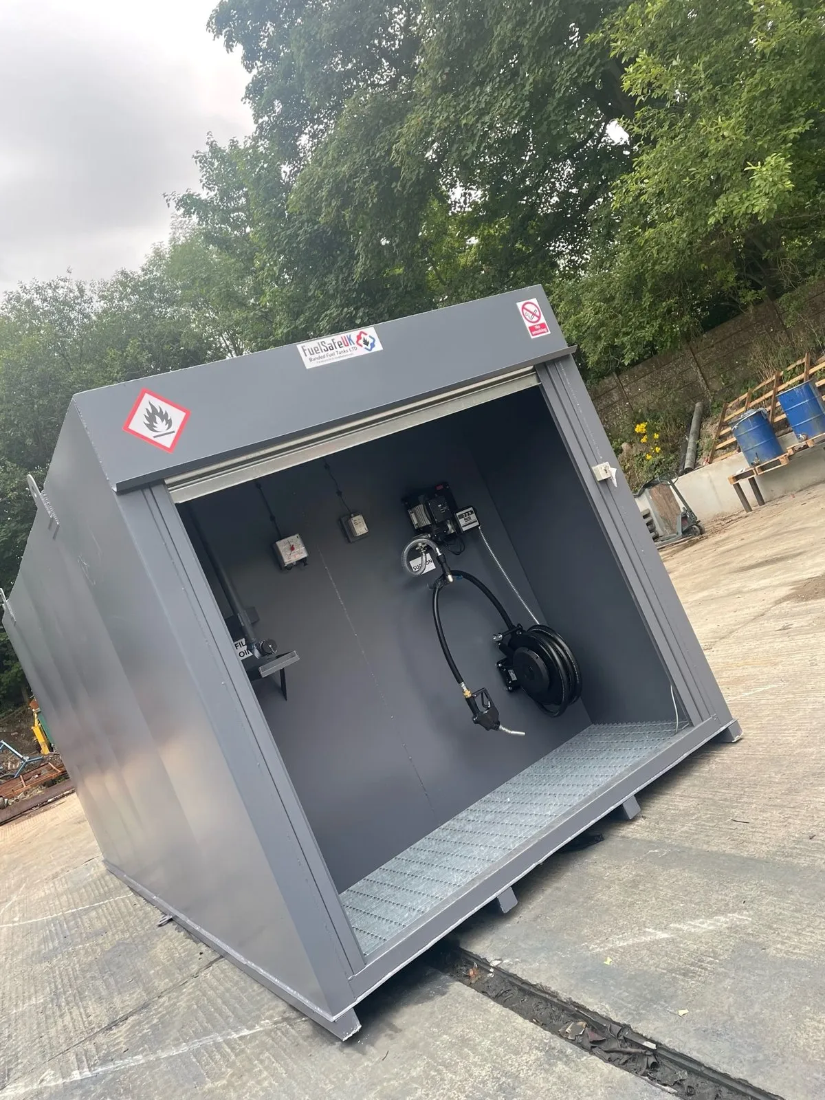 Heartwood Trees bunded fuel tank project by Fuel Safe UK