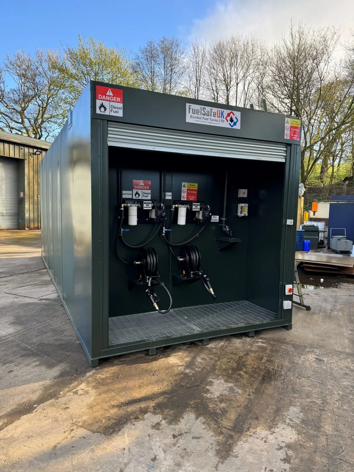 Hyslop Farming bunded fuel tank project by Fuel Safe UK