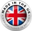 Made in the UK, manufactured in Britain