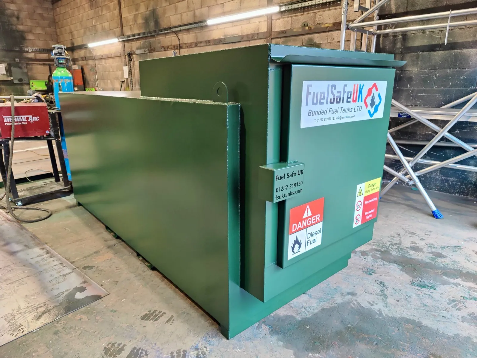 Network Environmental bunded fuel tank project by Fuel Safe UK