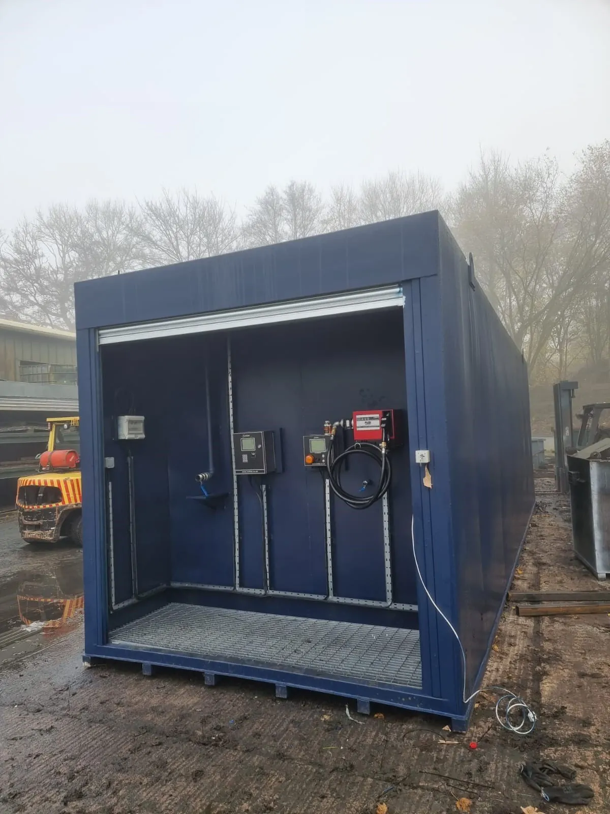 Custom 70,000 litre bunded fuel tank built for Sir Robert McAlpine