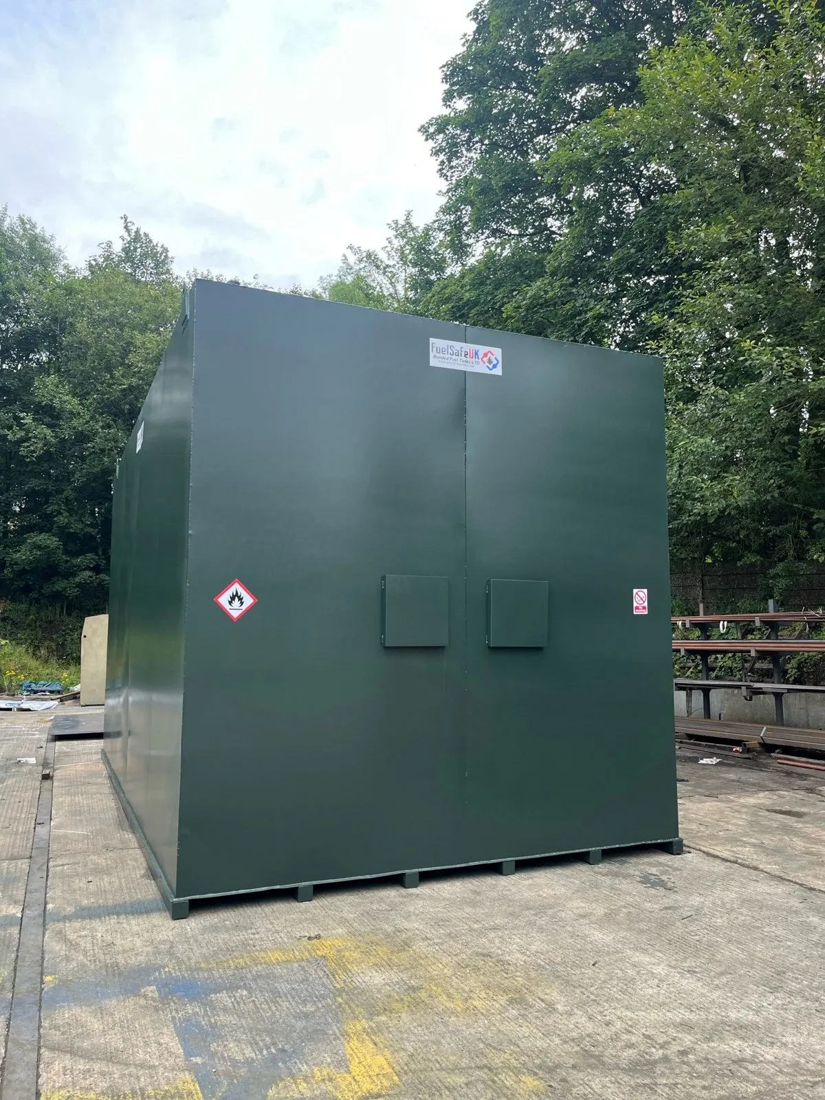 Vale Oils Ltd bunded fuel tank project by Fuel Safe UK