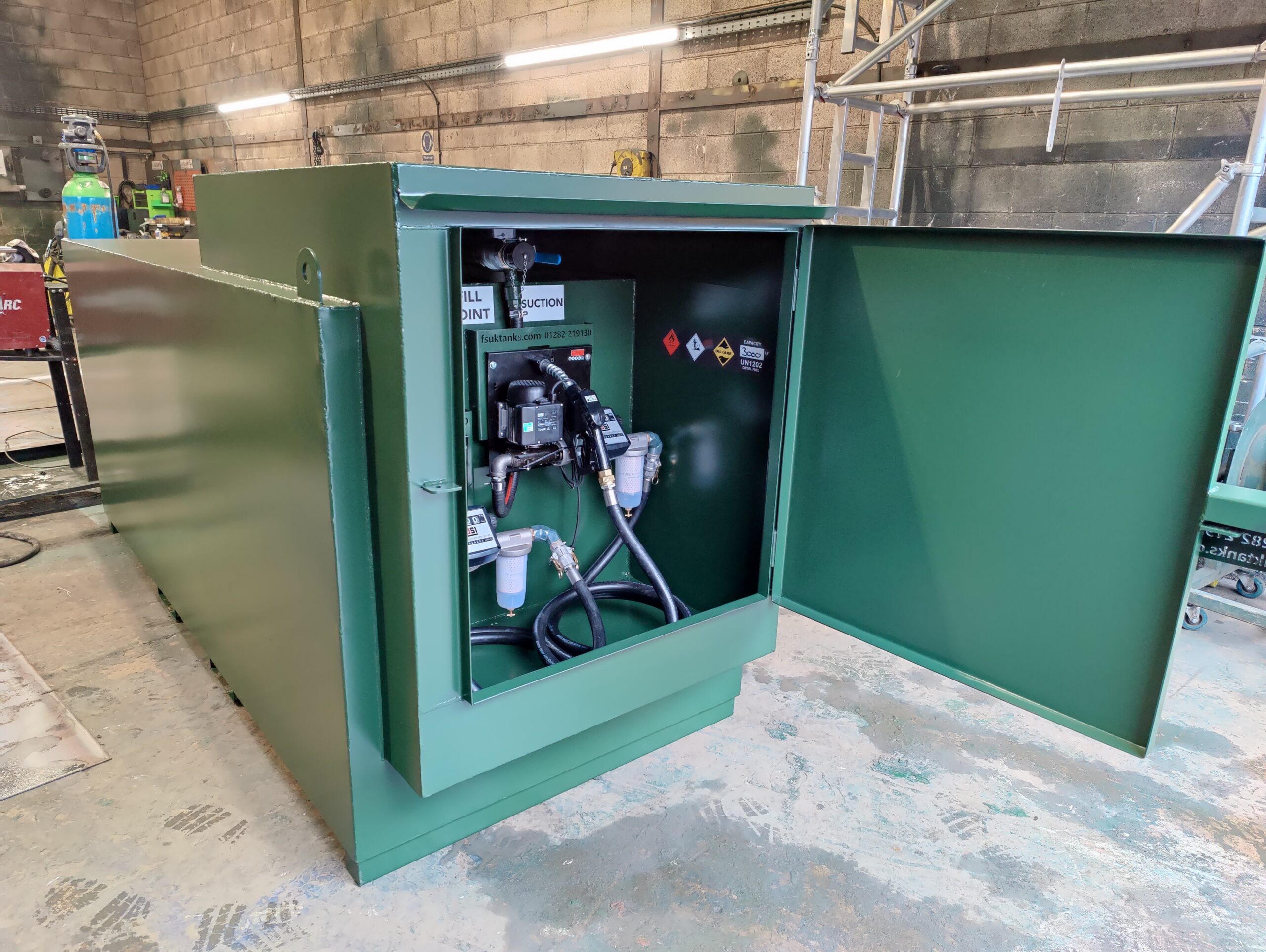 500L compartment for red diesel